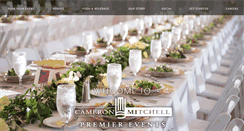 Desktop Screenshot of cameronmitchellpremierevents.com